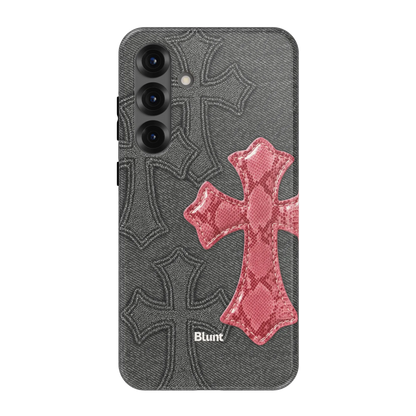 Pinkscale Cross Samsung Case