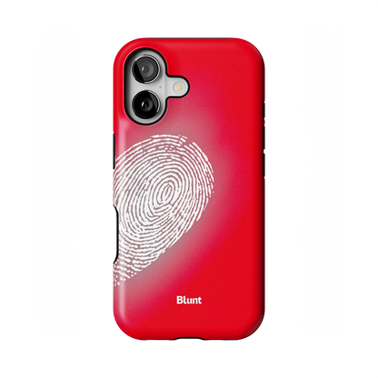 Heart Print Red iPhone Case
