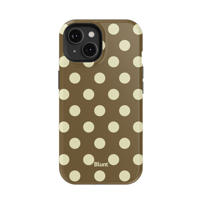 Toffee Cream Dot iPhone Case