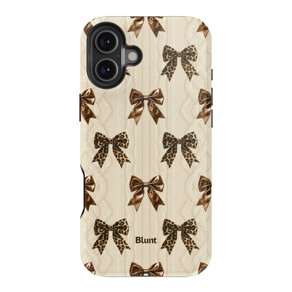 Cheetah Knit iPhone Case