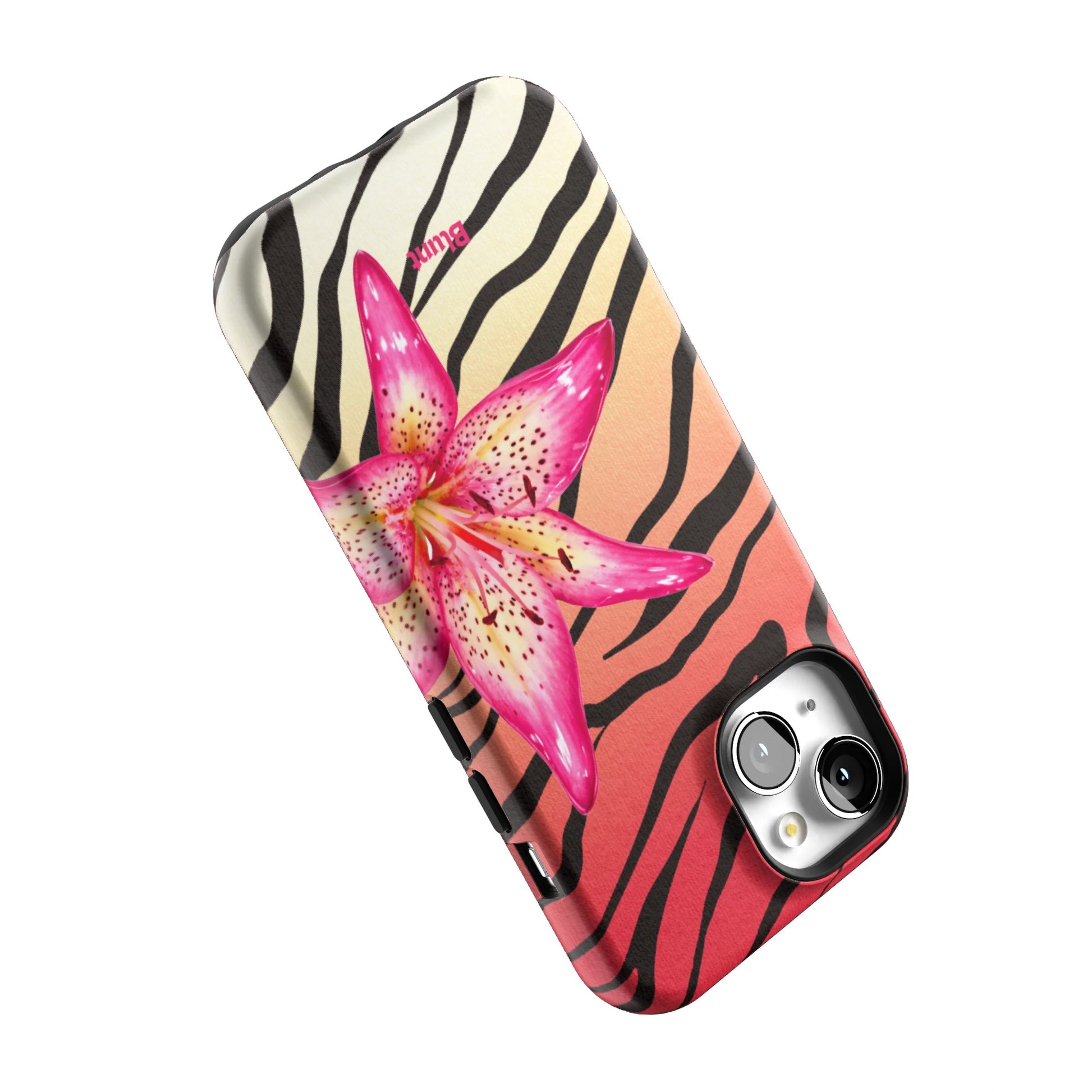 Striped-Lilly-iphone-case-iPhone 15-4