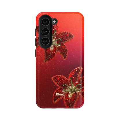 Scarlet Petals Samsung Case