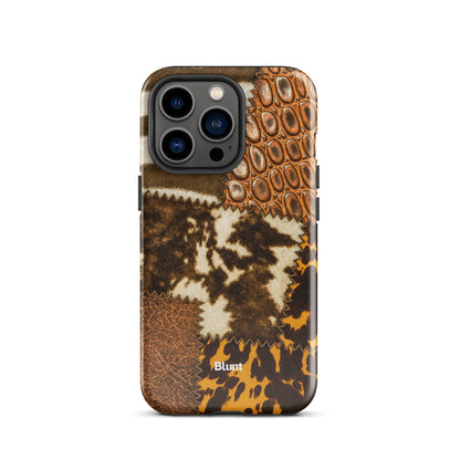 Bronze Hide iPhone Case - Blunt Cases