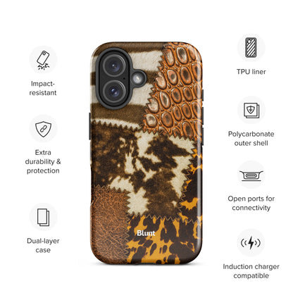 Bronze Hide iPhone Case - Blunt Cases