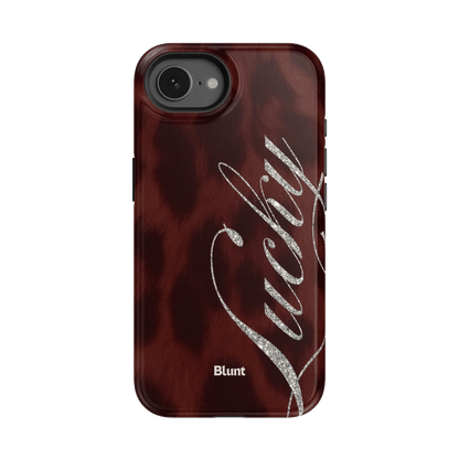Brown Cheetah Lucky iPhone Case - Blunt Cases