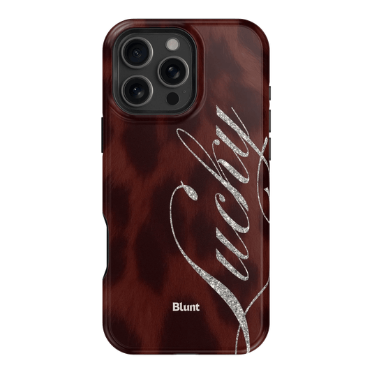 Brown Cheetah Lucky iPhone Case - Blunt Cases