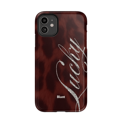 Brown Cheetah Lucky iPhone Case - Blunt Cases