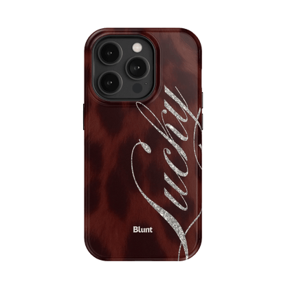 Brown Cheetah Lucky iPhone Case - Blunt Cases