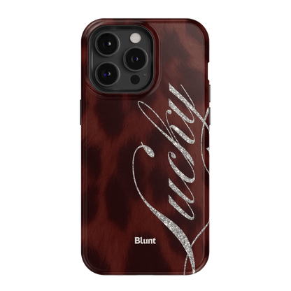 Brown Cheetah Lucky iPhone Case - Blunt Cases