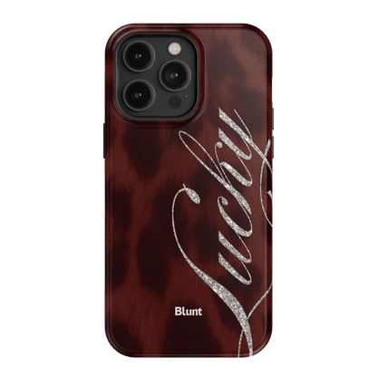 Brown Cheetah Lucky iPhone Case - Blunt Cases