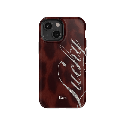 Brown Cheetah Lucky iPhone Case - Blunt Cases