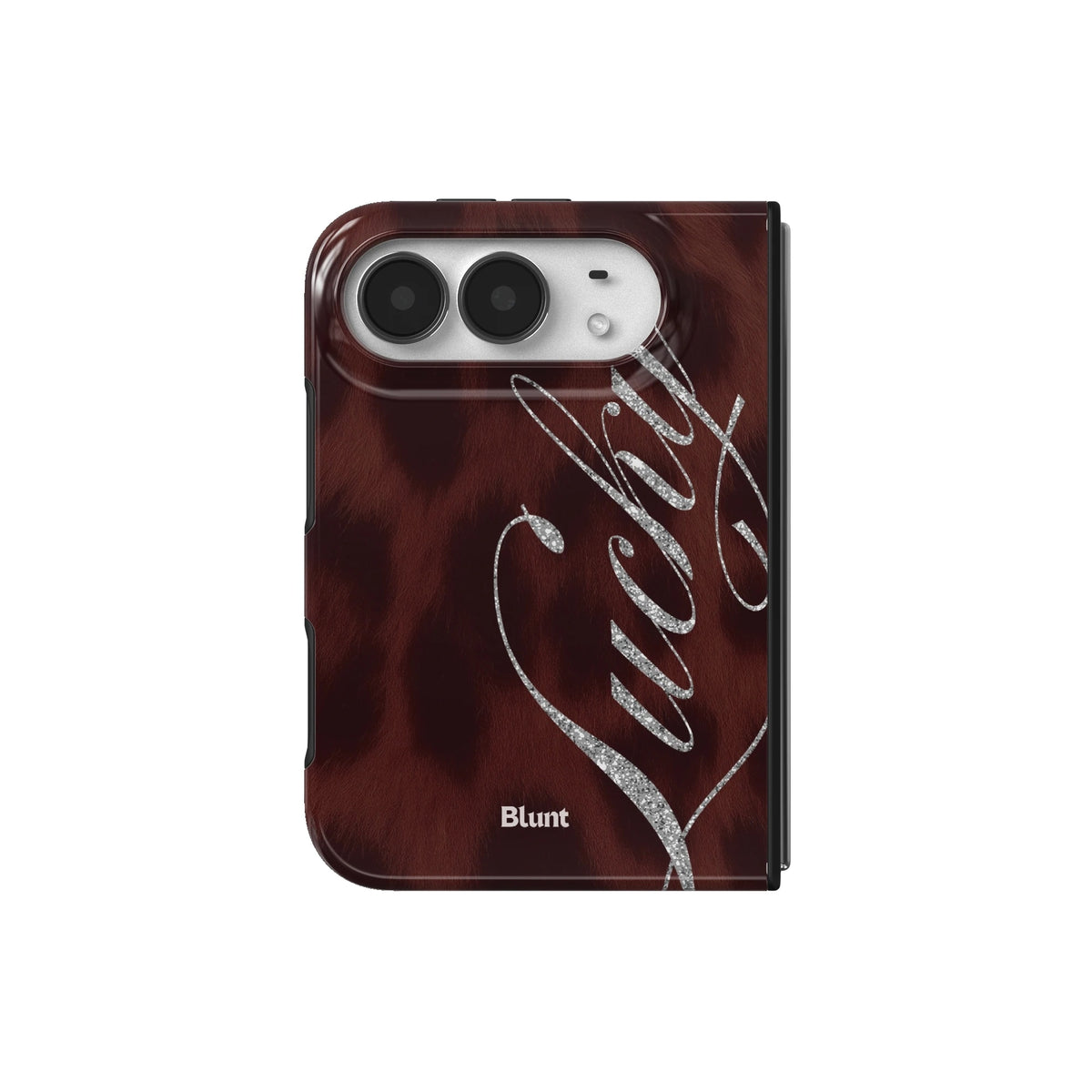 brown-cheetah-lucky-iphone-case iPhone 18 Duo case, view 2
