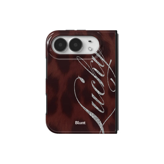 brown-cheetah-lucky-iphone-case iPhone 18 Duo case, view 2