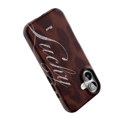 Brown Cheetah Lucky iPhone Case gallery - Iphone_16_Iphone_5