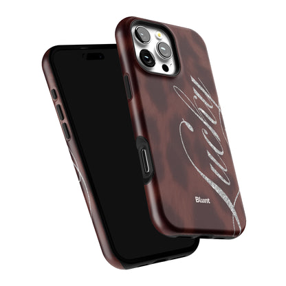 Brown Cheetah Lucky iPhone Case gallery - Iphone_16_Pro_Max_6