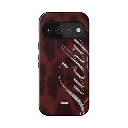 Brown Cheetah Lucky Pixel Case - Blunt Cases