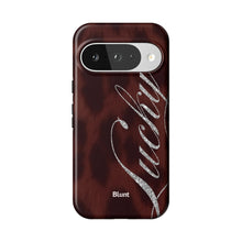 Brown Cheetah Lucky Pixel Case