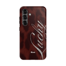 Brown Cheetah Lucky Samsung Case