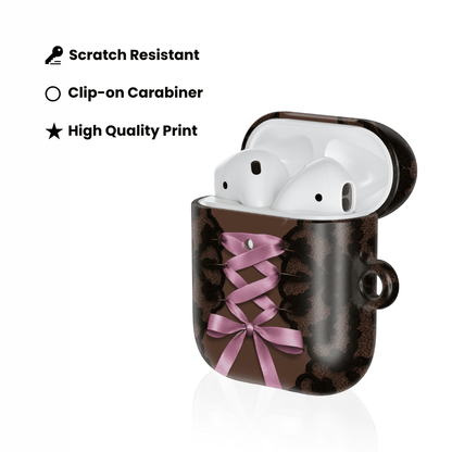 Brown Corset AirPod Case - Blunt Cases
