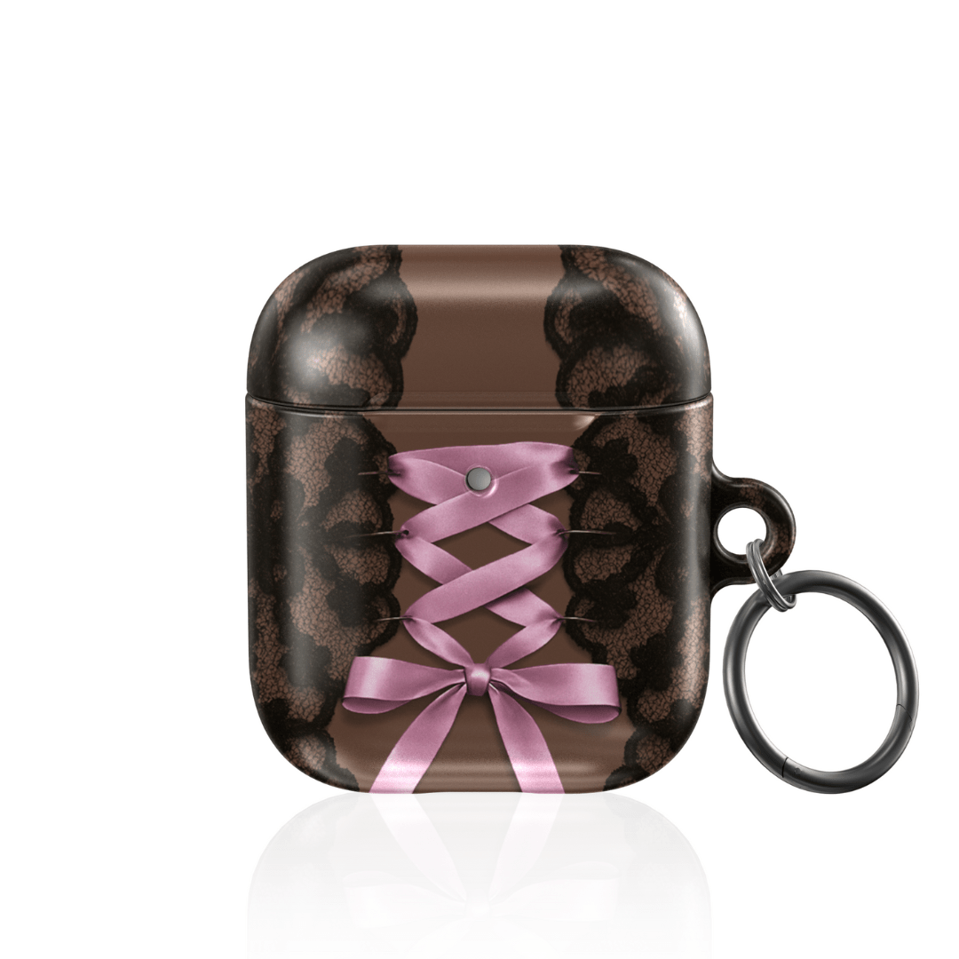 Brown Corset AirPod Case - Blunt Cases