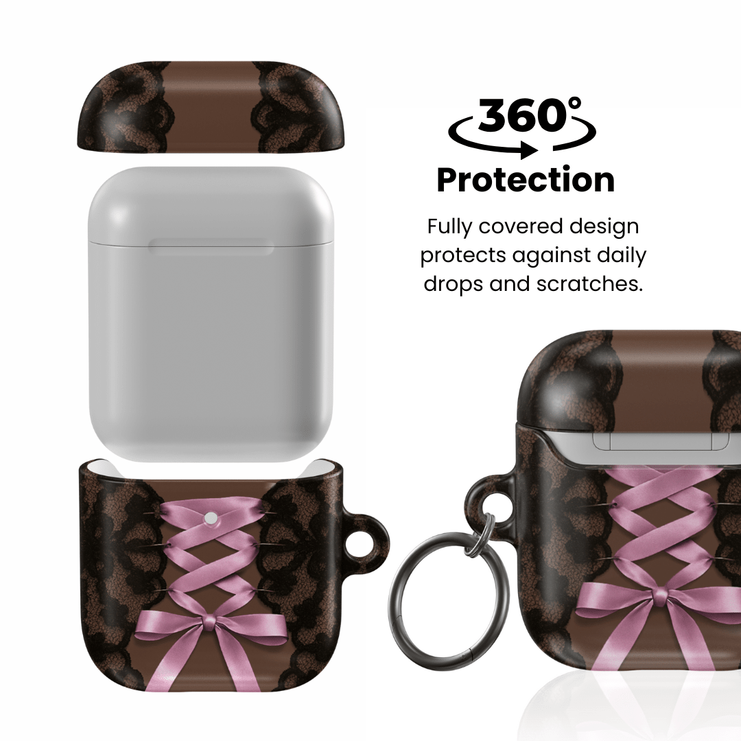Brown Corset AirPod Case - Blunt Cases
