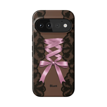 Brown Corset Pixel Case - Blunt Cases