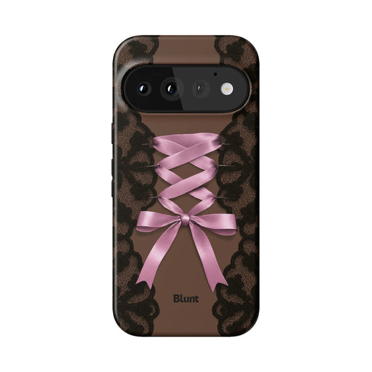 Brown Corset Pixel Case - Blunt Cases