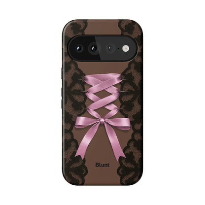Brown Corset Pixel Case - Blunt Cases