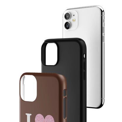 Brown I Love Me iPhone Case gallery - Iphone_11_Iphone_3