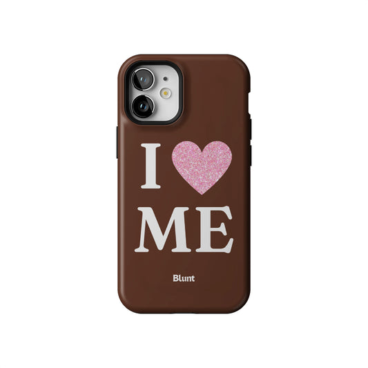Brown I Love Me iPhone Case gallery - Iphone_12_Mini_Air_Plus_1