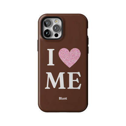 Brown I Love Me iPhone Case gallery - Iphone_12_Pro_1