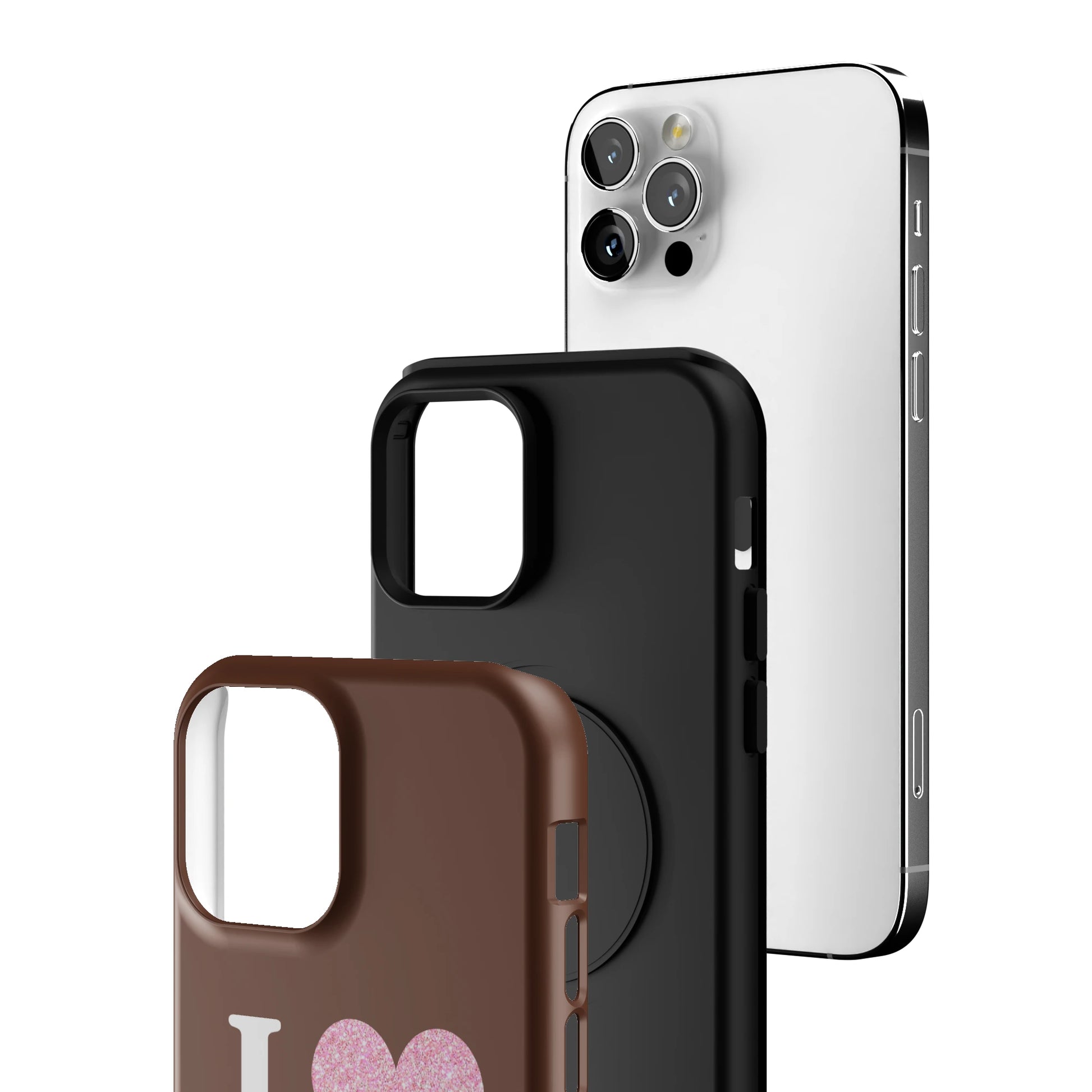 Brown I Love Me iPhone Case gallery - Iphone_12_Pro_3