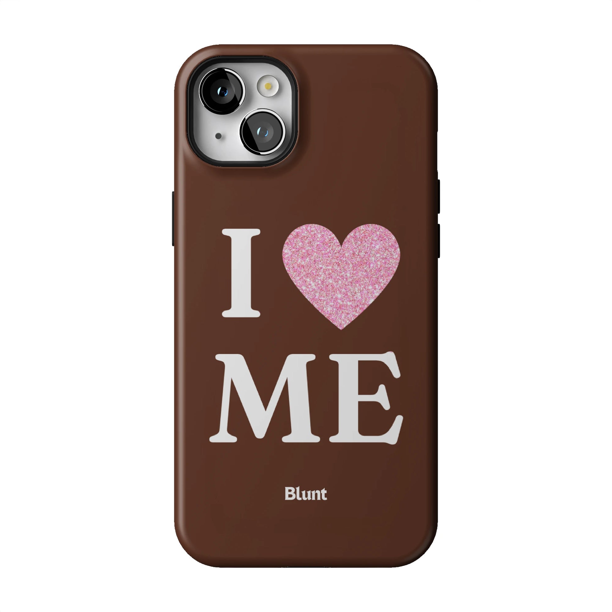 Brown I Love Me iPhone Case gallery - Iphone_14_Mini_Air_Plus_1