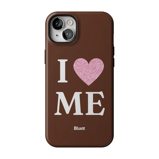 Brown I Love Me iPhone Case gallery - Iphone_14_Mini_Air_Plus_1