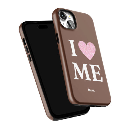 Brown I Love Me iPhone Case gallery - Iphone_14_Mini_Air_Plus_6
