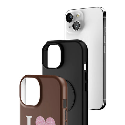 Brown I Love Me iPhone Case gallery - Iphone_15_Iphone_3