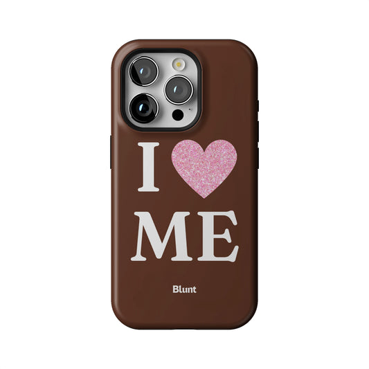 Brown I Love Me iPhone Case gallery - Iphone_15_Pro_1