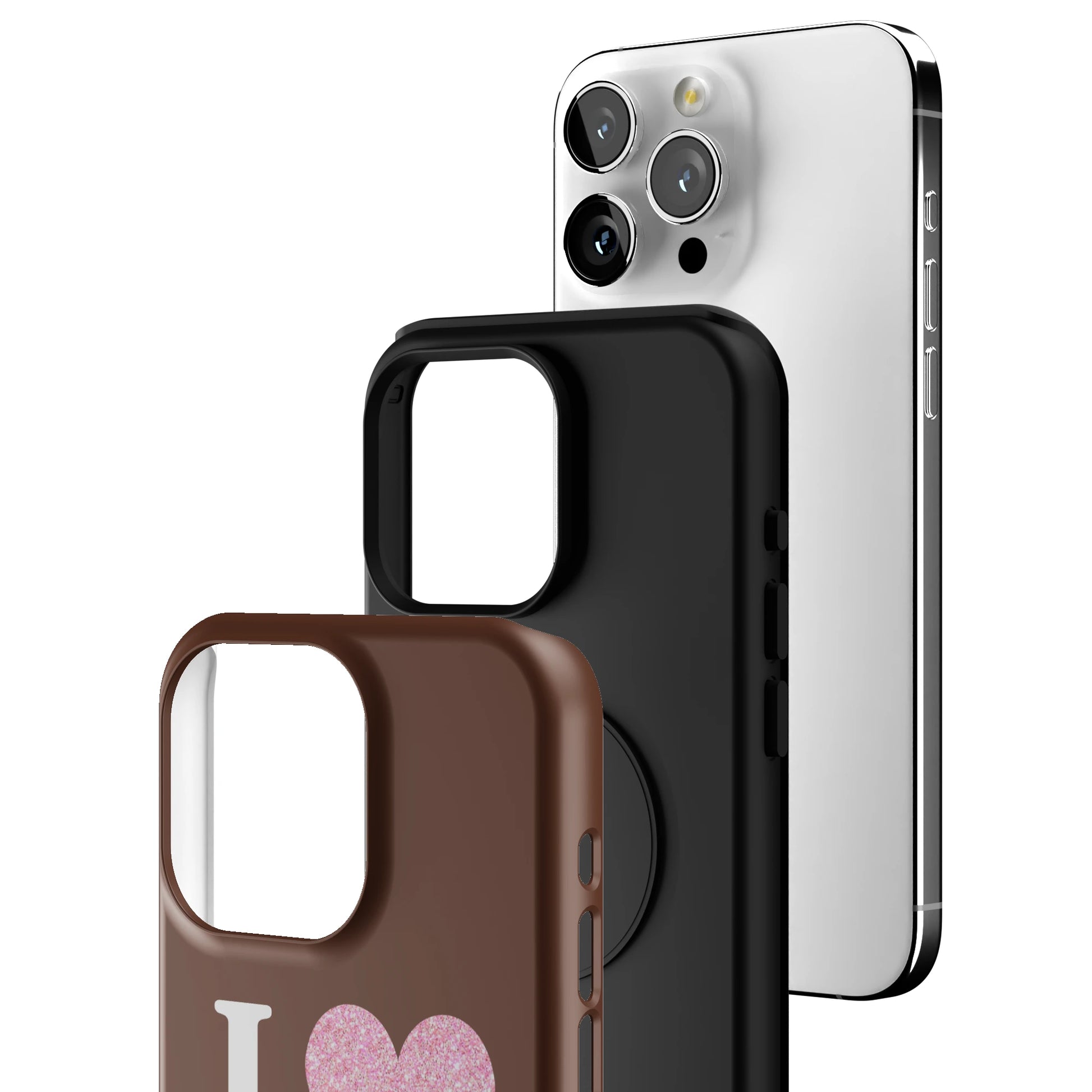 Brown I Love Me iPhone Case gallery - Iphone_15_Pro_Max_3