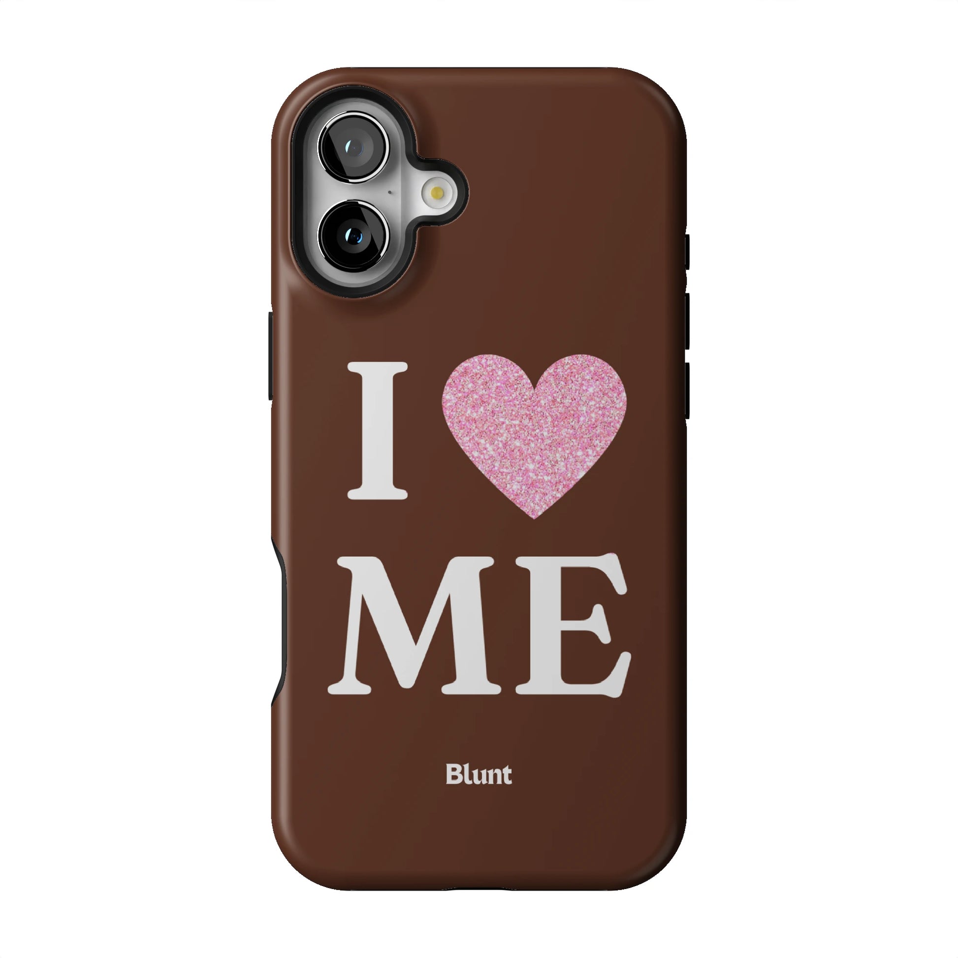 Brown I Love Me iPhone Case gallery - Iphone_16_Mini_Air_Plus_1