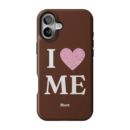Brown I Love Me iPhone Case gallery - Iphone_16_Mini_Air_Plus_1