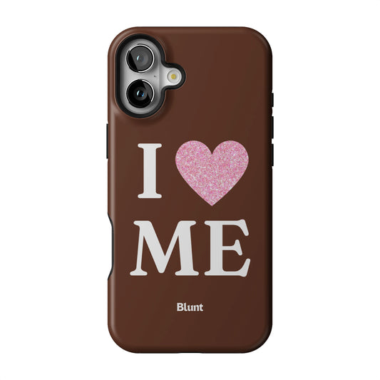 Brown I Love Me iPhone Case gallery - Iphone_16_Mini_Air_Plus_1