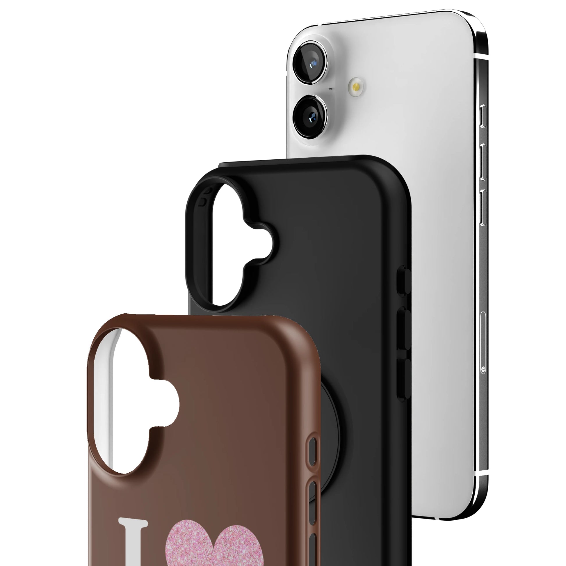 Brown I Love Me iPhone Case gallery - Iphone_16_Mini_Air_Plus_3