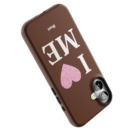 Brown I Love Me iPhone Case gallery - Iphone_16_Mini_Air_Plus_5