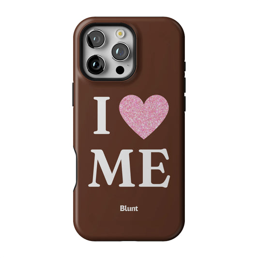 Brown I Love Me iPhone Case gallery - Iphone_16_Pro_Max_1