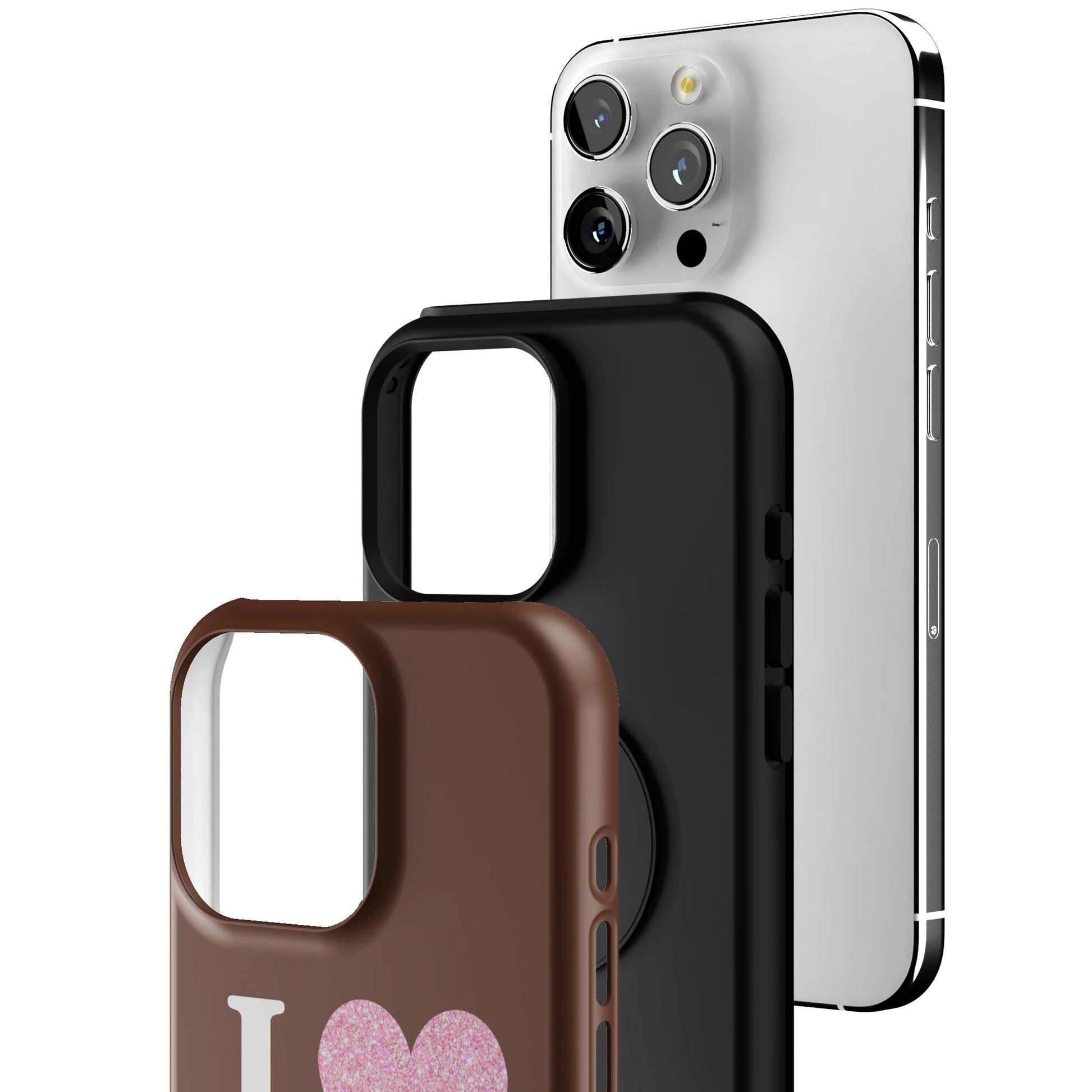 Brown I Love Me iPhone Case gallery - Iphone_16_Pro_Max_3