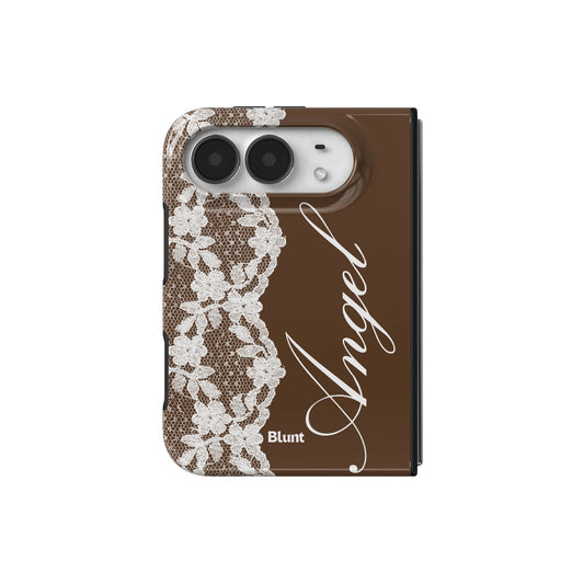 brown-lace-angel-iphone-case iPhone 18 Duo case, view 2