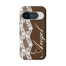 Brown Lace Angel Pixel Case