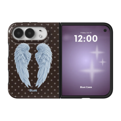 brown-polka-wing-iphone-case iPhone 18 Duo case, view 1