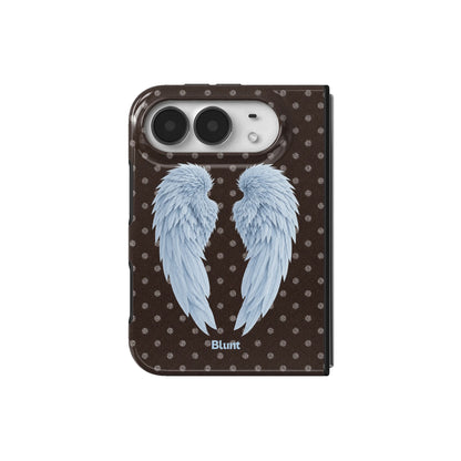 brown-polka-wing-iphone-case iPhone 18 Duo case, view 2