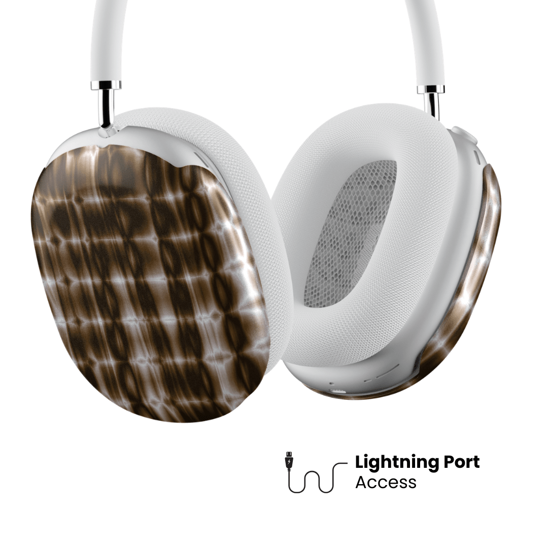 Brown Ripple AirPod Max Case - Blunt Cases
